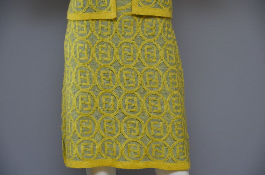 Fendi Dress With Cardigan Set 1