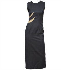 Alexander McQueen Sleeveless Sheer Cutout Maxi Dress '02