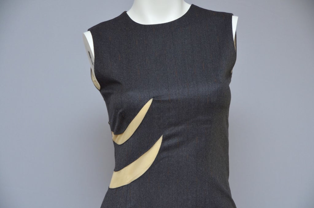Alexander McQueen Sleeveless Sheer Cutout Maxi Dress '02 1