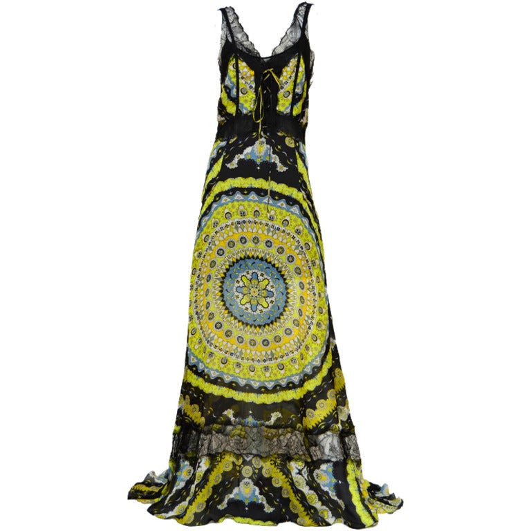 Emilio Pucci Long Dress Gown at 1stdibs