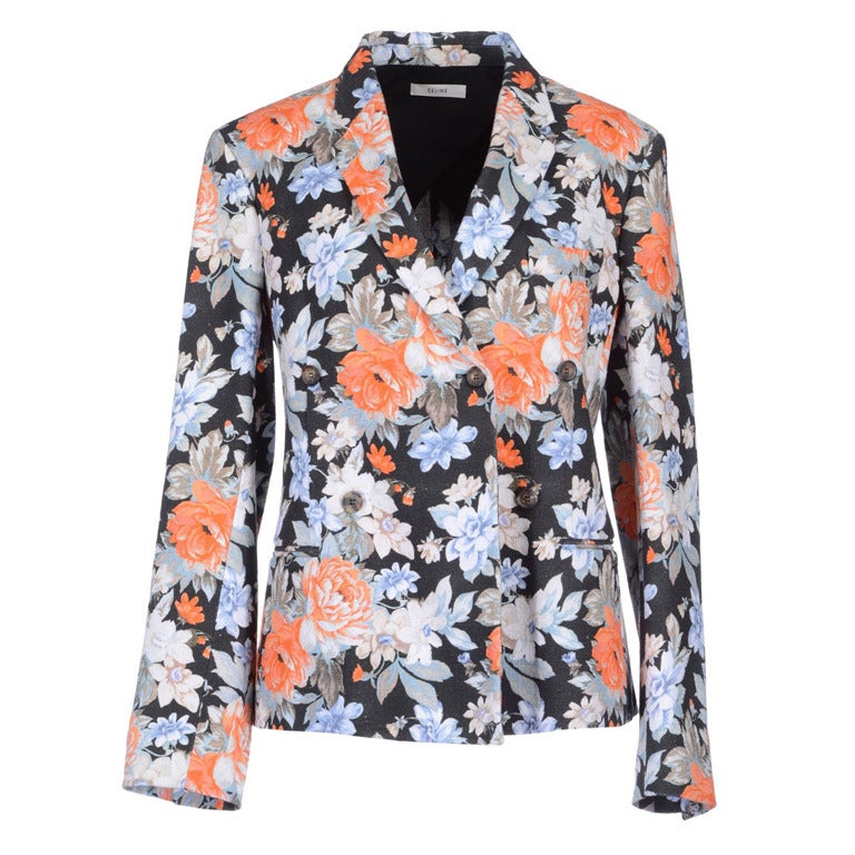 Celine Floral Jacket Blazer
