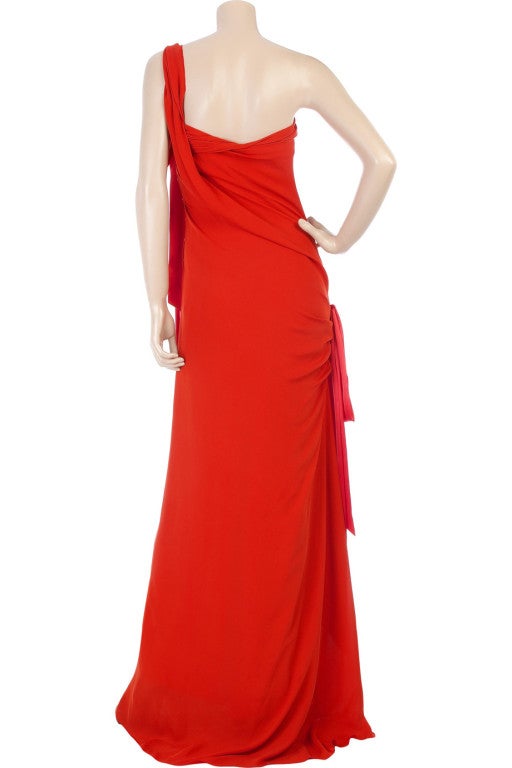 CHRISTIAN LACROIX One Shoulder Gown Dress New 1