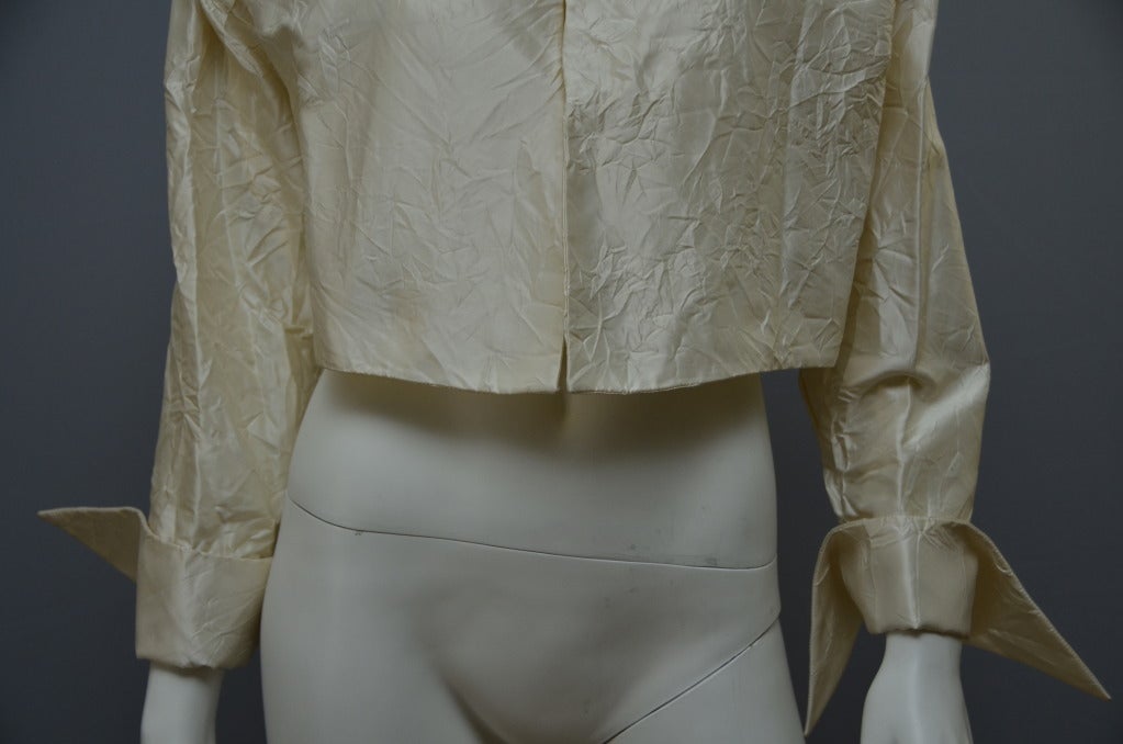 Gianni Versace Couture Silk Jacket New In New Condition In New York, NY