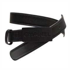 Chanel Leather Belt