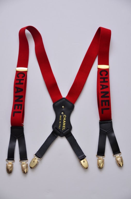 Chanel Super Rare Vintage Suspenders brand new.Never seen before in red.Extremly rare Red color.Only few made.
Original Box included.Made in italy.
Final Sale.