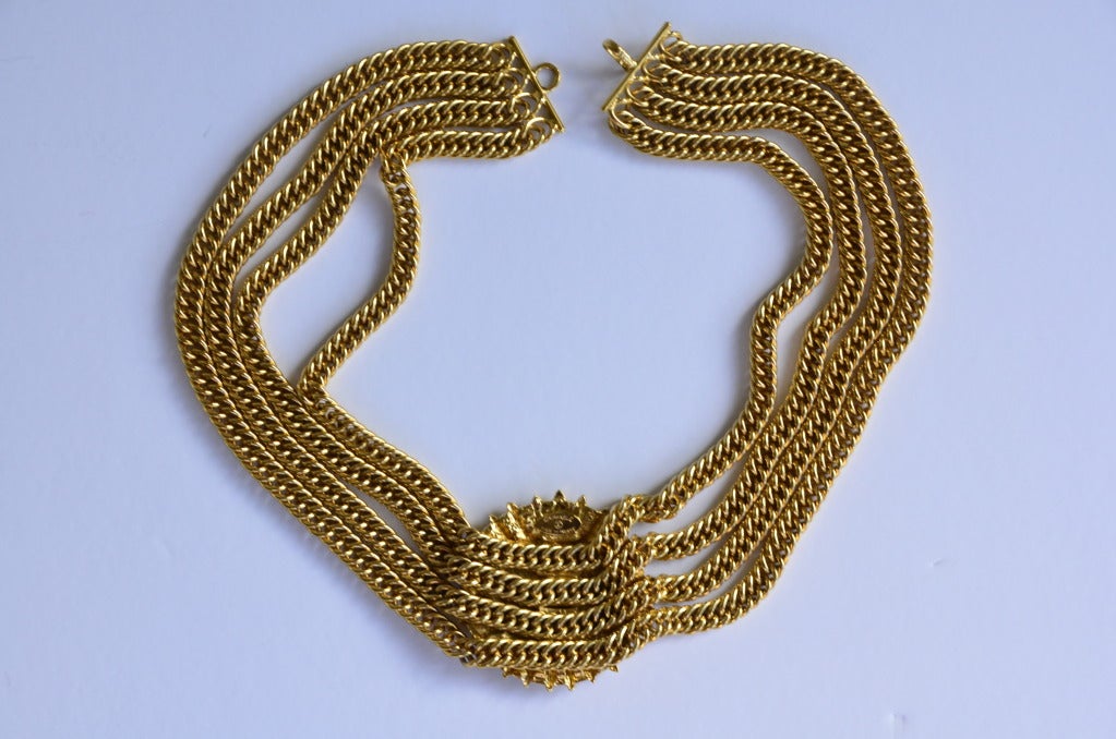large medallion necklace