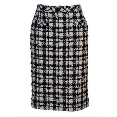 Chanel Houndstooth Skirt New