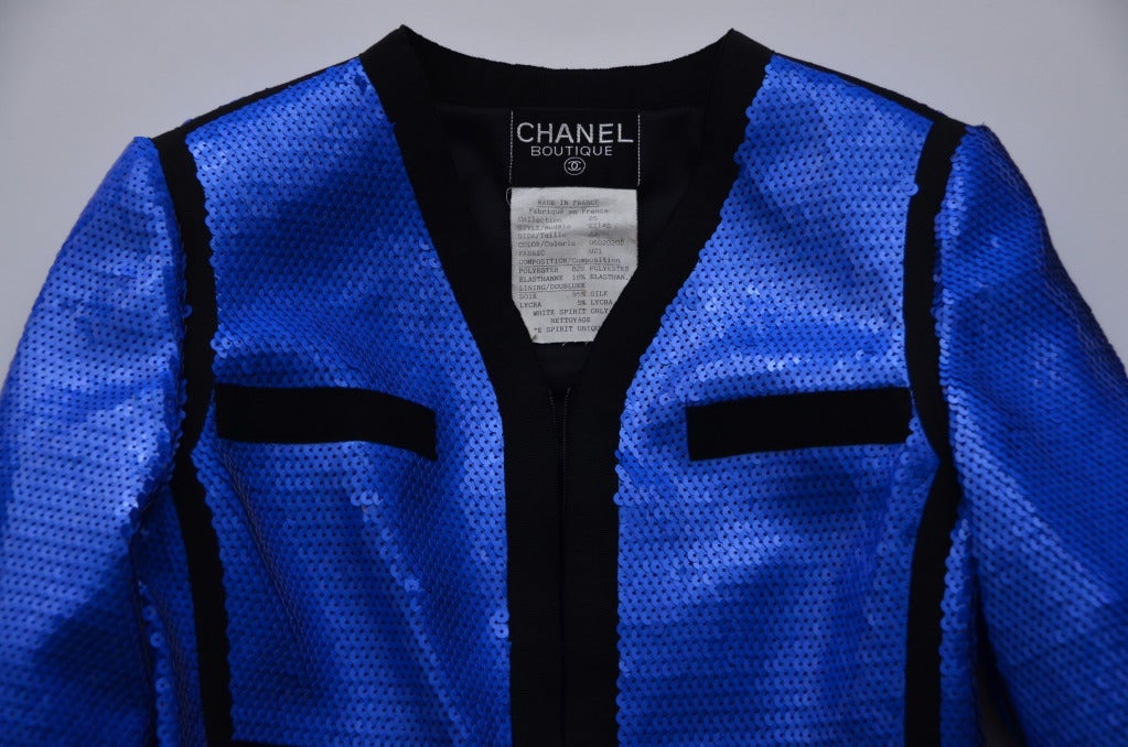 Blue Iconic Karl Lagerfeld for Chanel  