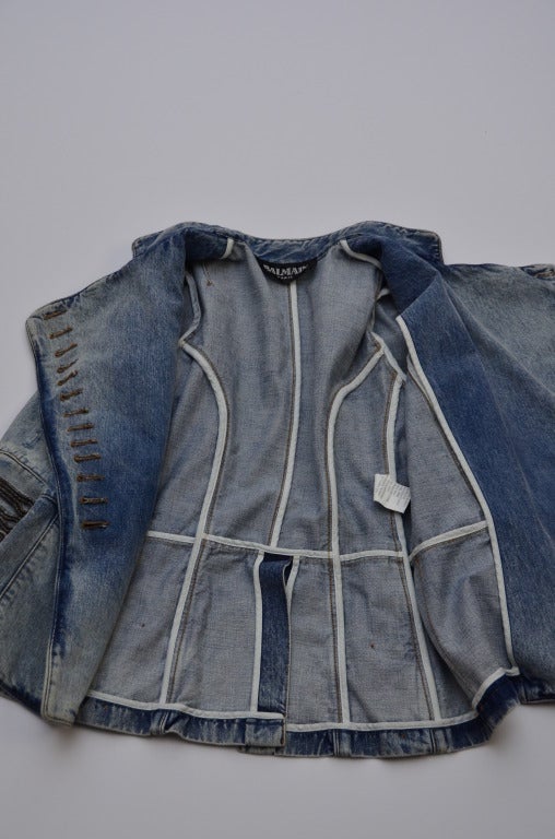 denim military jacket