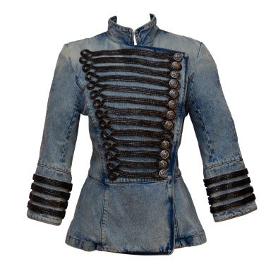 Billy Permanent Skære af Balmain Military Denim Jacket at 1stDibs | denim military jacket, balmain  military jacket, balmain military jackets