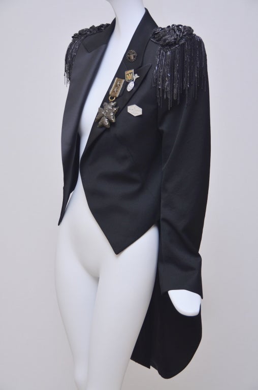 Balmain  Tuxedo Style Millitary Jacket With Embellishment 1