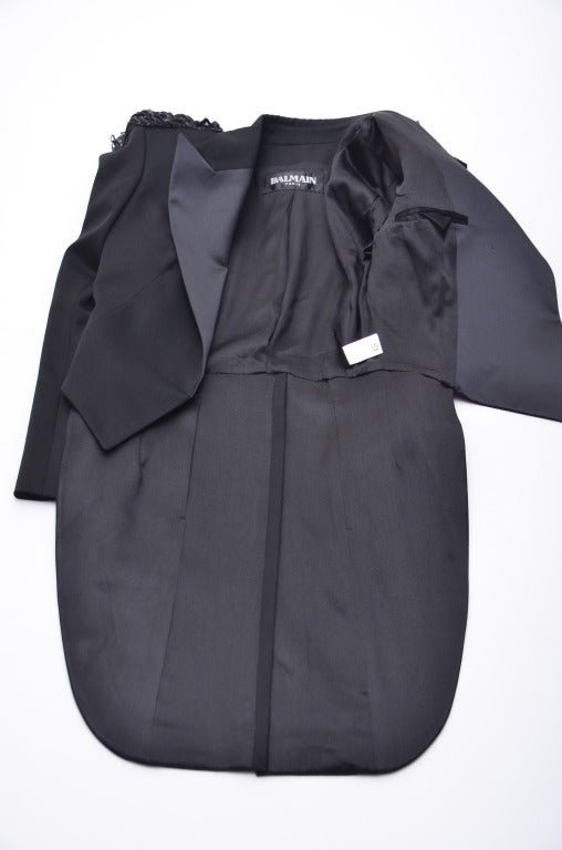 Balmain  Tuxedo Style Millitary Jacket With Embellishment 3