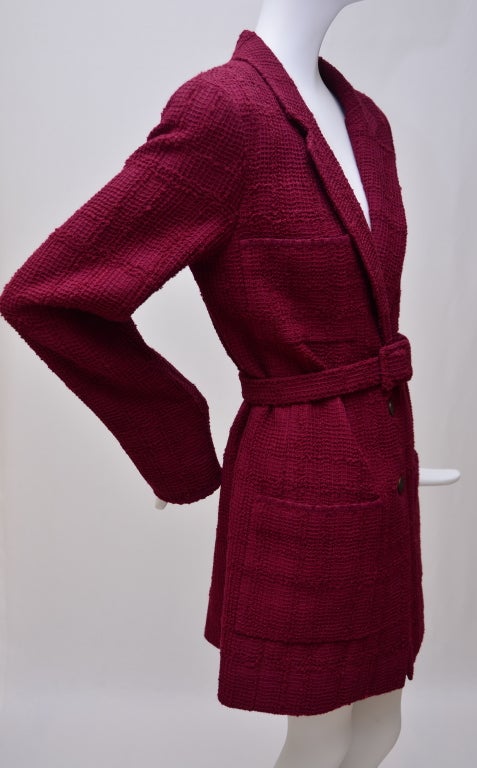 Chanel '98 Tweed  Boucle Blazer Jacket In Excellent Condition In New York, NY