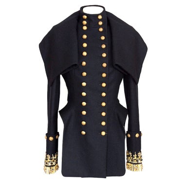 Alexander Mcqueen Military Jacket Coat Jeweled New 44 at 1stDibs ...