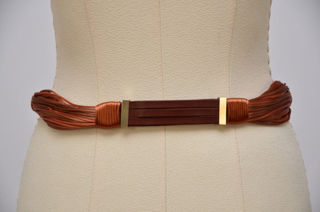 Women's Chanel Silk Rope Belt, 2008