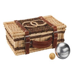 Chanel Bocce Ball Set  2010 Collection Seen On Alexa Chung and Worn As Stylish  Handbag