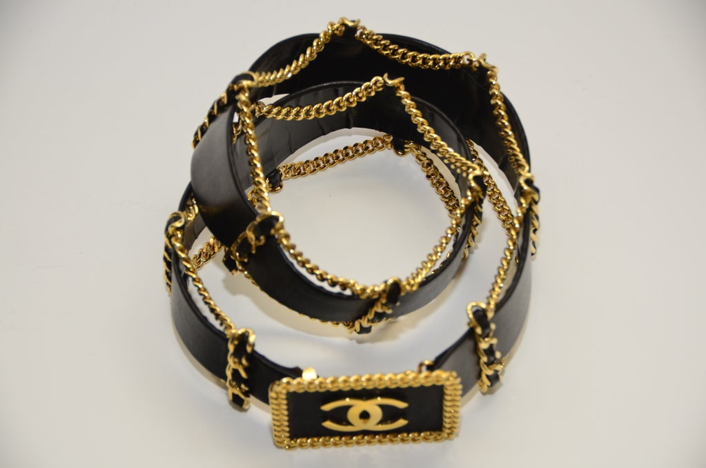 Chanel Rare Vintage Belt In Excellent Condition In New York, NY