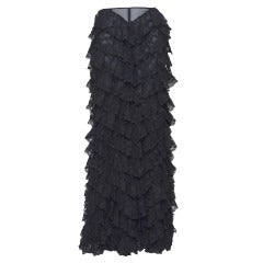 Alexander McQueen Lace Long  Skirt