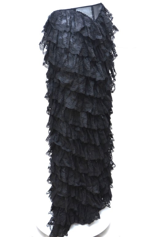Women's Alexander McQueen Lace Long  Skirt