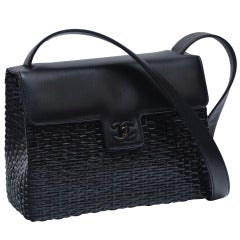 Chanel Wicker Vintage Handbag