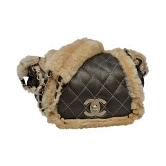 Chanel Vintage Mini Shearling Handbag '04 New
