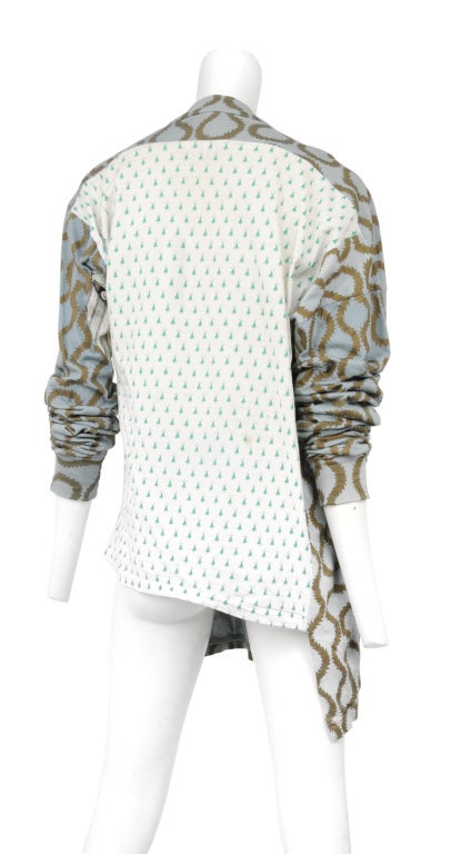 Vivienne Westwood & Malcolm McLaren squiggle shirt with shirting insets. Anglomania collection.