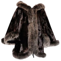 Vintage Fur Cape