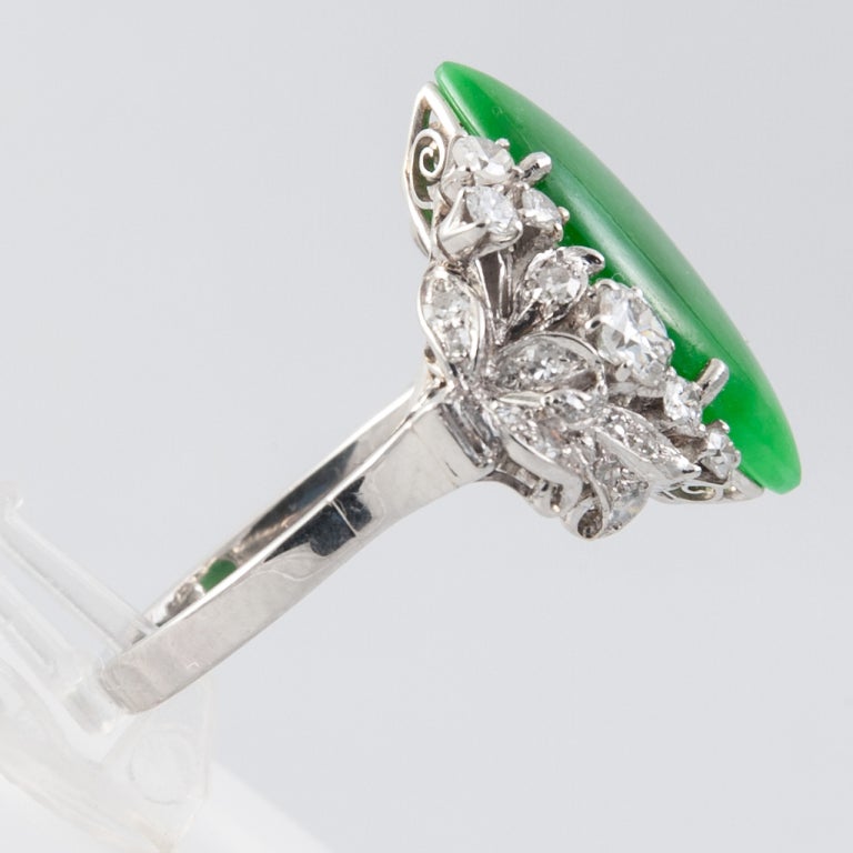 Jade and Diamond Ring 1