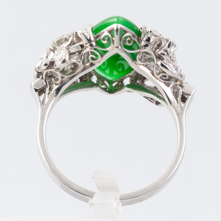 Jade and Diamond Ring 2