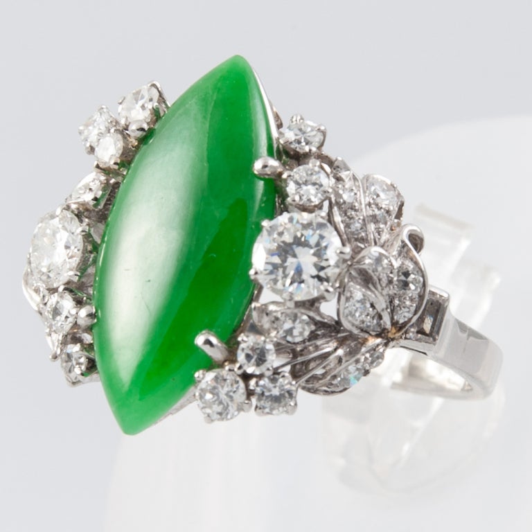 Jade and Diamond Ring 3