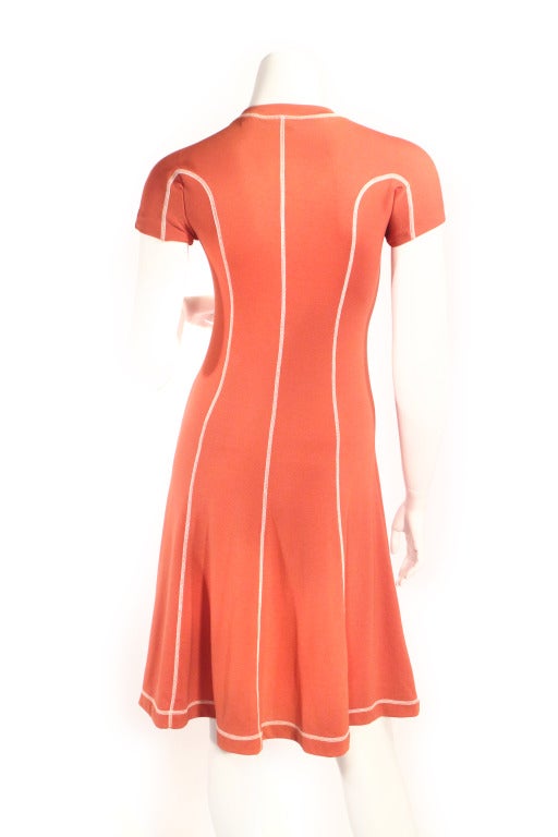 Clovis Ruffin Dress In Excellent Condition In New York, NY
