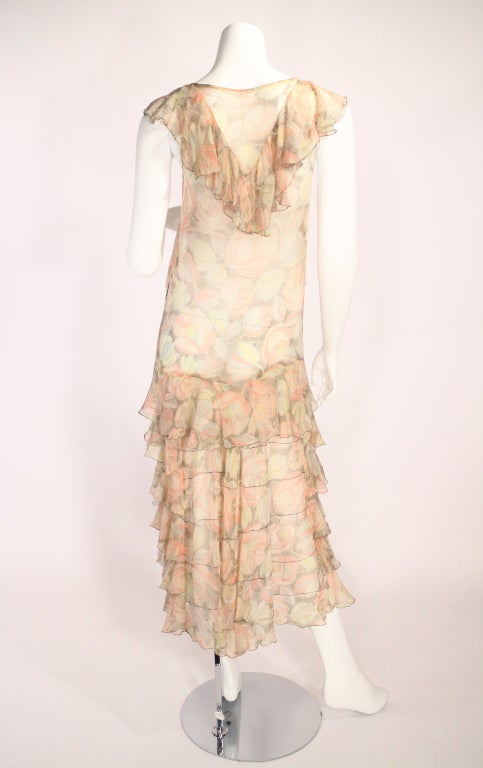 1920s floral dress