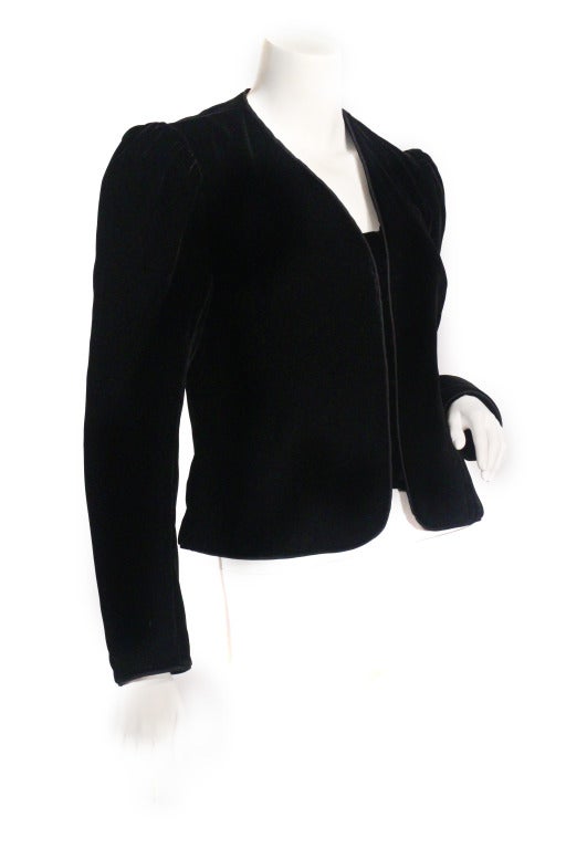 Adolfo Velvet Jacket