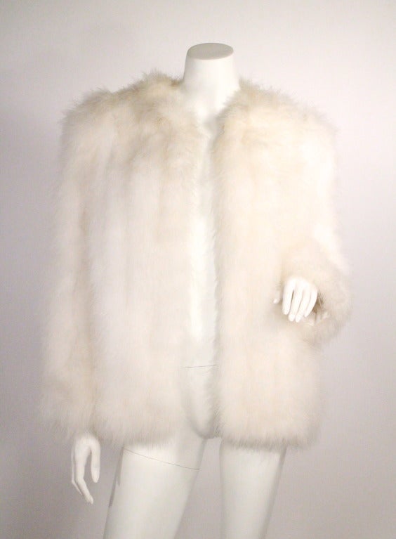 1970s Marabou Jacket