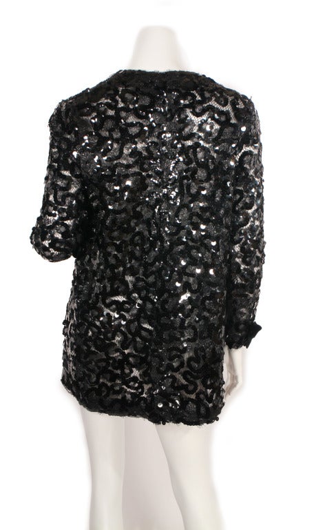 Chanel Sequin Jacket at 1stDibs