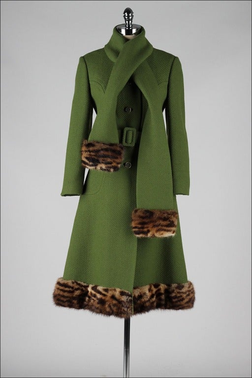 scarf for green coat