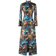 Vintage 1970's Elinor Simmons for Malcolm Starr Sequins Maxi Dress