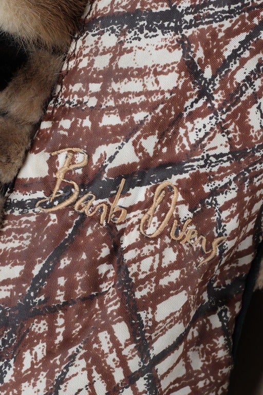 Vintage 1970's Patchwork Mink and Fox Fur Coat 4