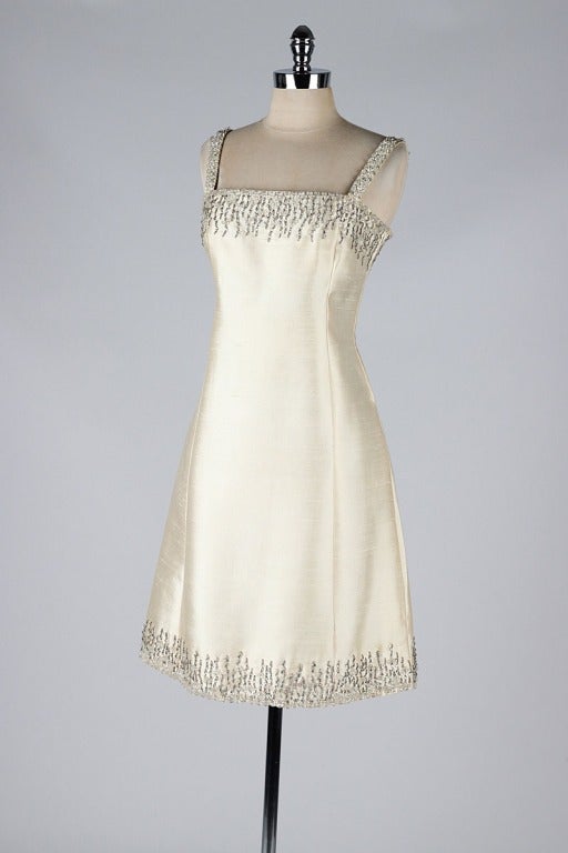 Vintage 1960's Malcolm Starr Beaded Dress 2