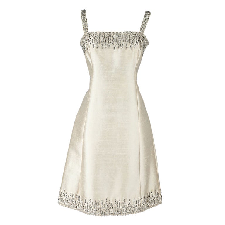 Vintage 1960's Malcolm Starr Beaded Dress