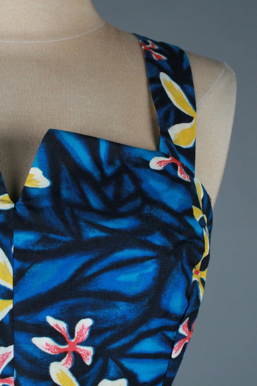 Women's Vintage 1950's Deadstock Hawaiian Sarong Dress