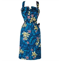 Retro 1950's Deadstock Hawaiian Sarong Dress