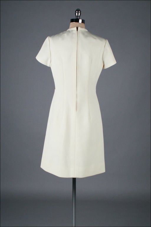 Vintage 1970's Lilli Ann Ombre Optical Print  Jacket Dress Set 6