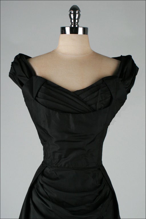 1950 black dress