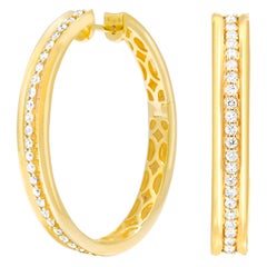 Yellow Gold Hoop Earrings