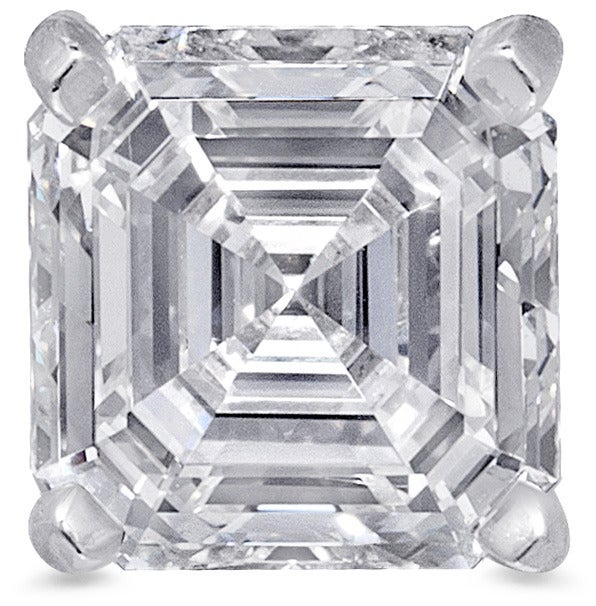 asscher cut diamond earrings