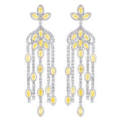 Dramatic Diamond Chandelier Earrings