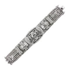 Art Deco diamond bracelet