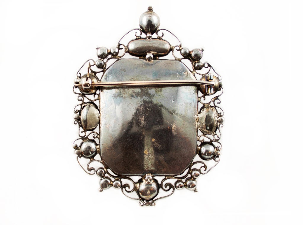 Antique Cameo with precious stones