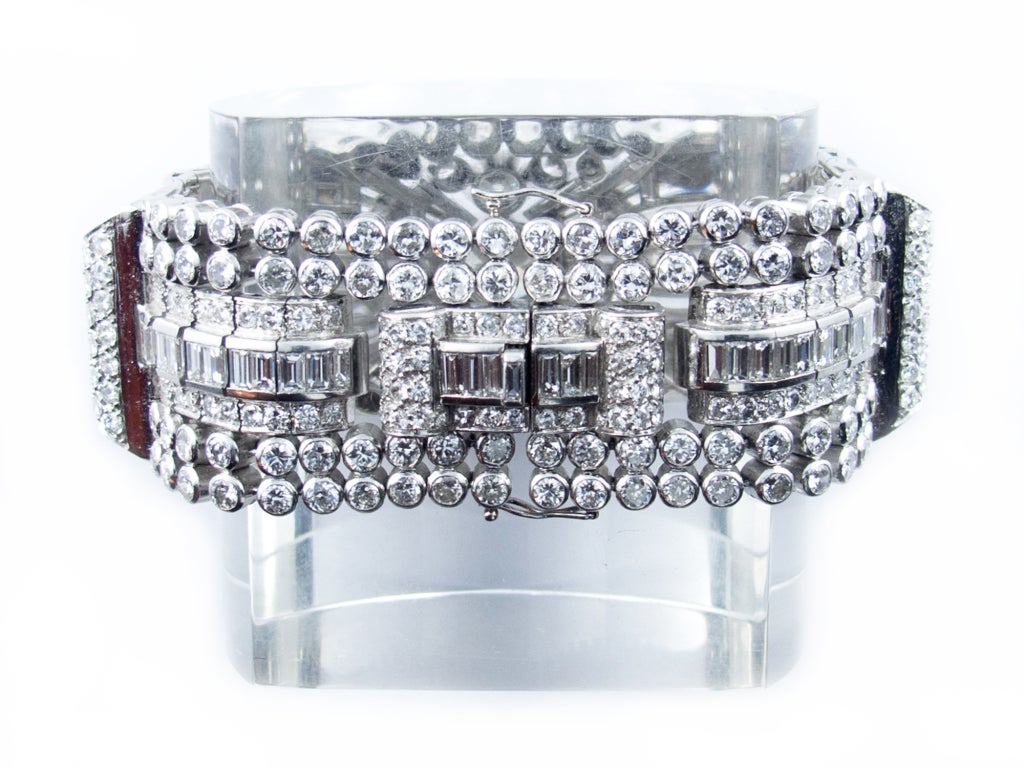 Pulsera Art Déco de diamantes 1
